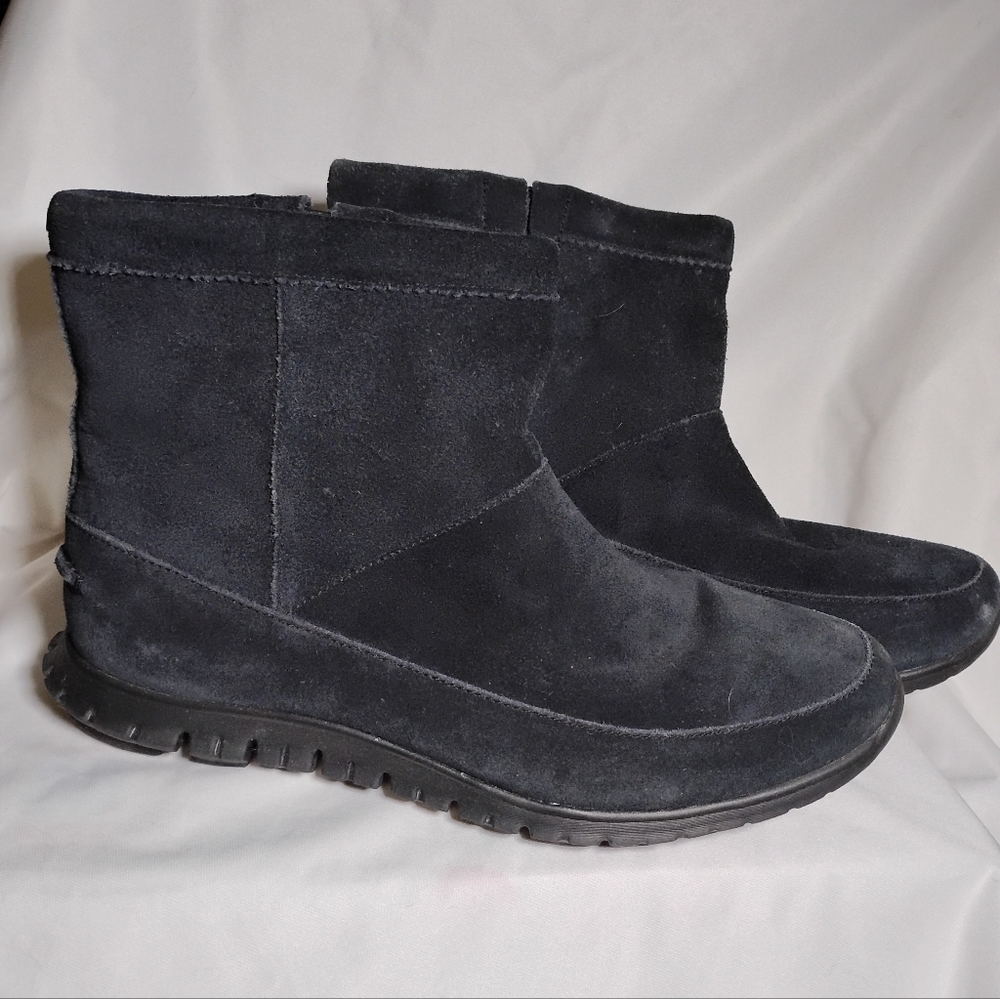 Cole Haan Grand.OS Suede Ankle Boots